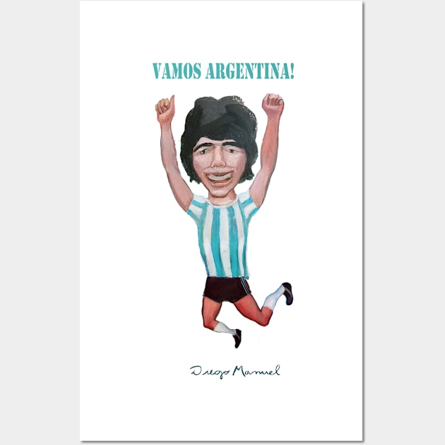 Vamos Argentina! Wall Art by diegomanuel